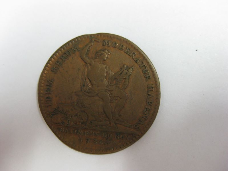 Jeton des Bâtiments du Roi, Louis XV_1