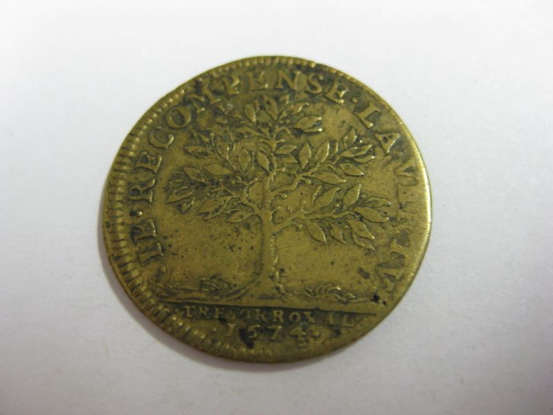 Jeton du Trésor Royal, Louis XIV_1
