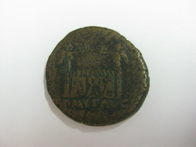 Monnaie romaine, empereur Auguste, ville de Lyon_1