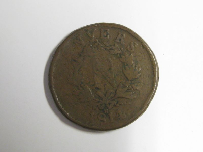 10 cent monnaie obsidionale siège d’Anvers_0