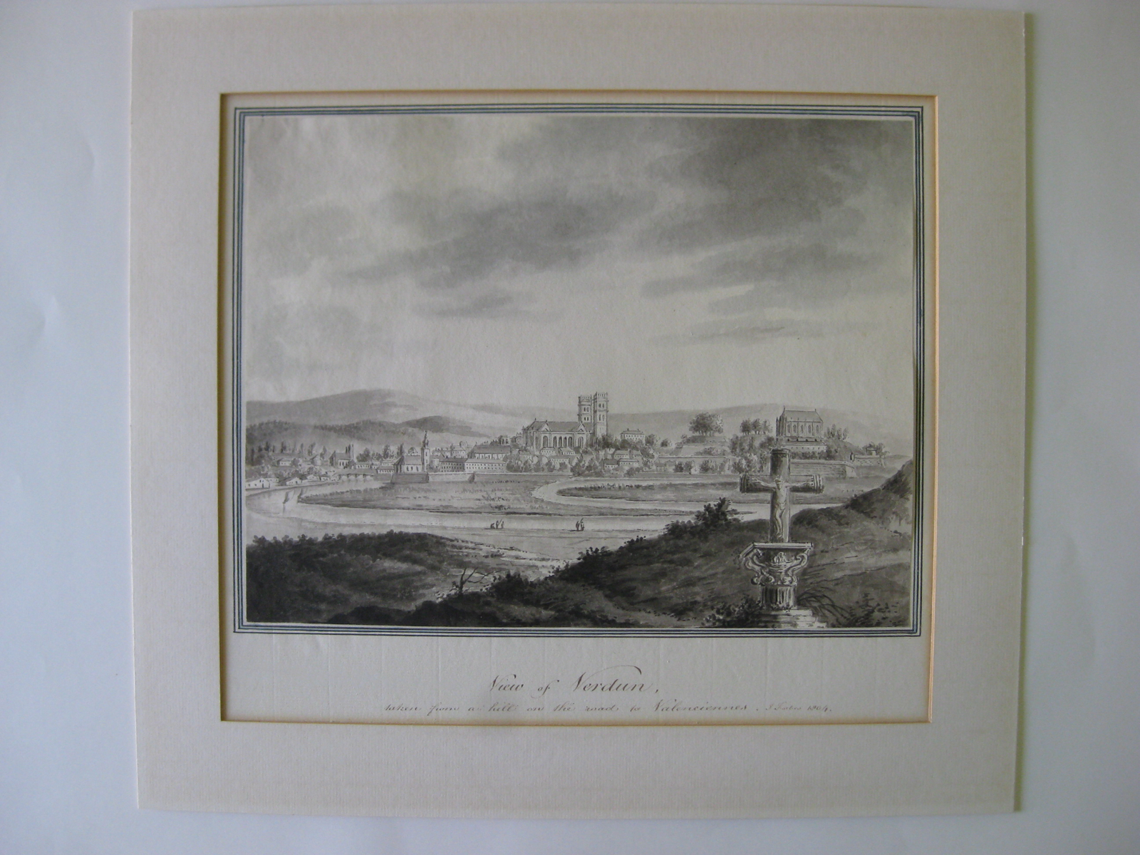 View of Verdun, James Forbes, 1804