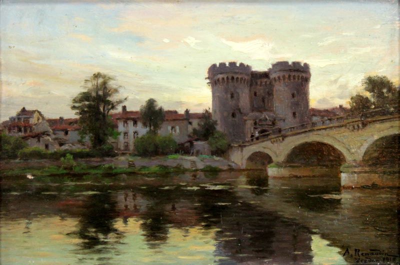 La Porte Chaussée à Verdun en 1919, Alfred Renaudin, 1919
