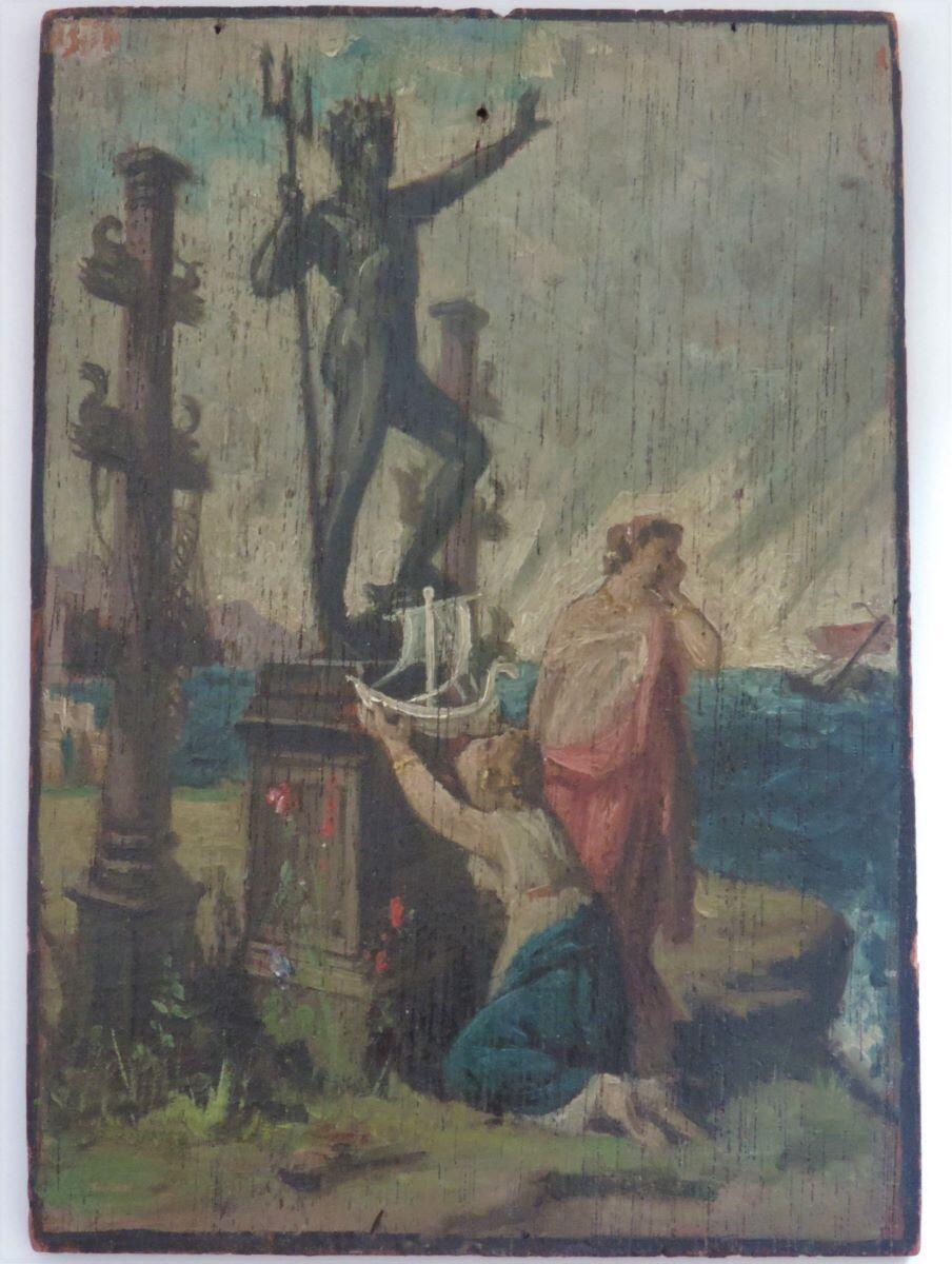 Invocation à Neptune, Louis-Hector Leroux, 19e siècle