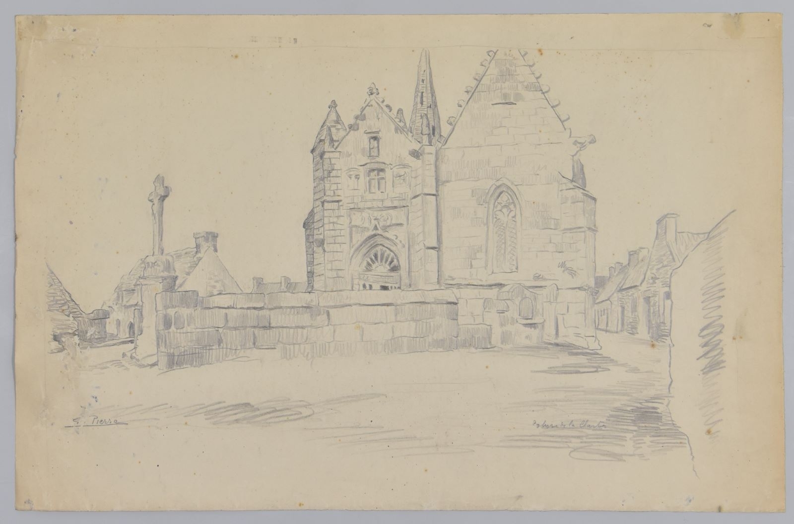 Chapelle de la Clarté de Perros-Guirec (titre factice), Gustave Pierre, 1920-1930