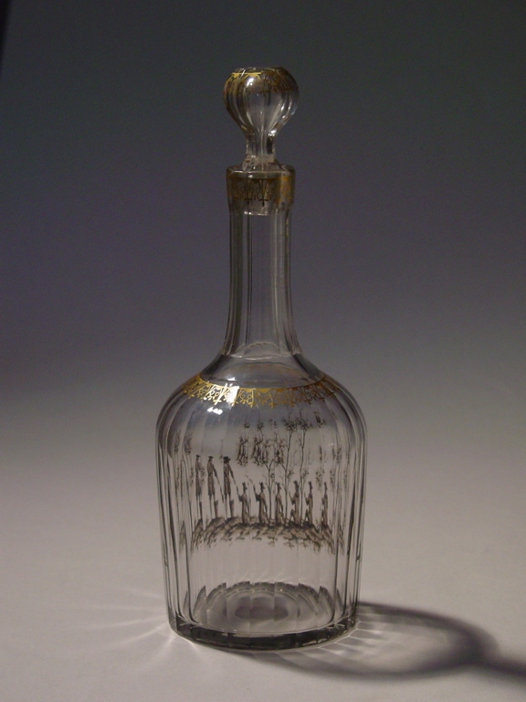 Carafe à eau à décor de scène champêtre (titre factice)_2