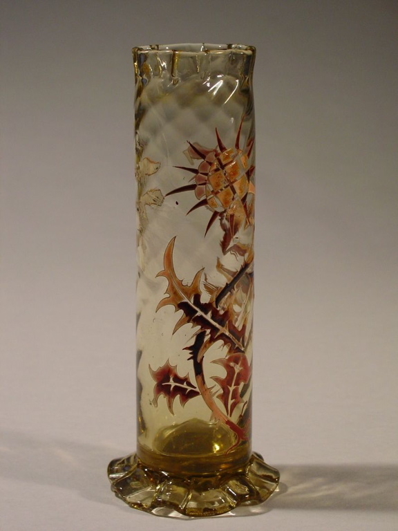Petit vase rouleau au chardon (titre factice)_2