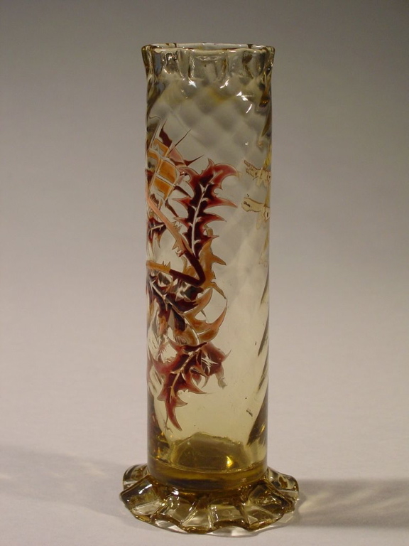 Petit vase rouleau au chardon (titre factice)_3