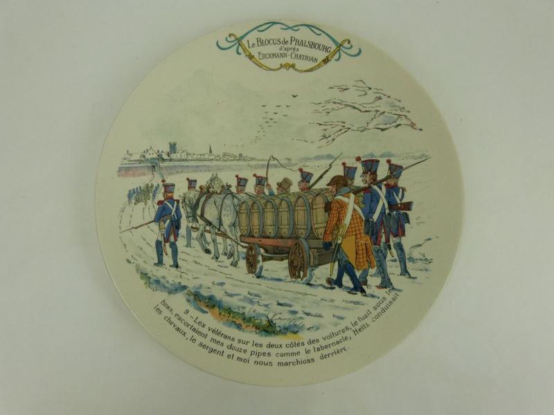 Le BLOCUS de PHALSBOURG d'après ERCKMANN-CHATRIAN - assiette n°9 (titre factice)_0