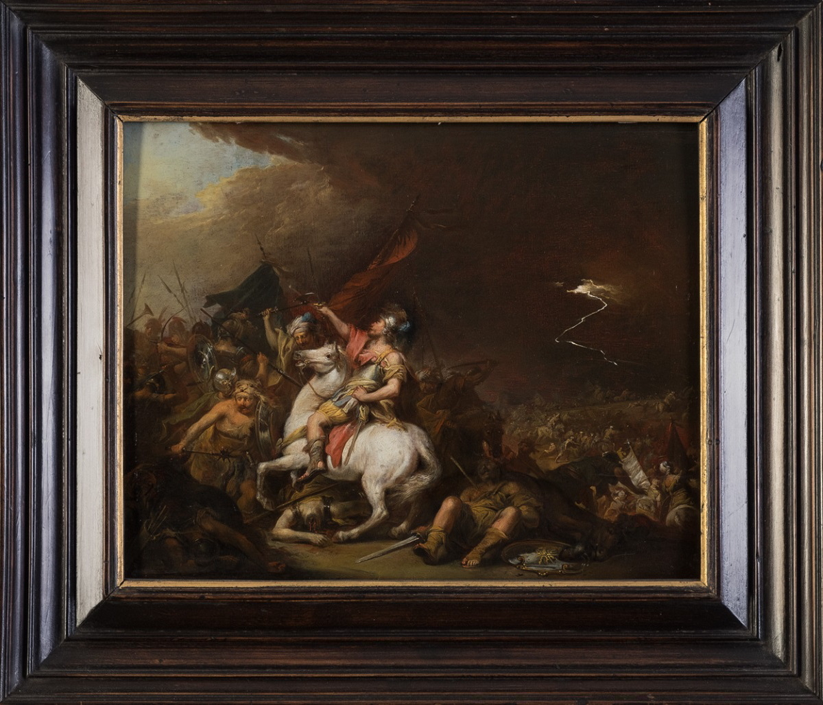 La Bataille d'Arbélès, Johann Conrad Seekatz, 2e quart 18e siècle, 3e quart 18e siècle