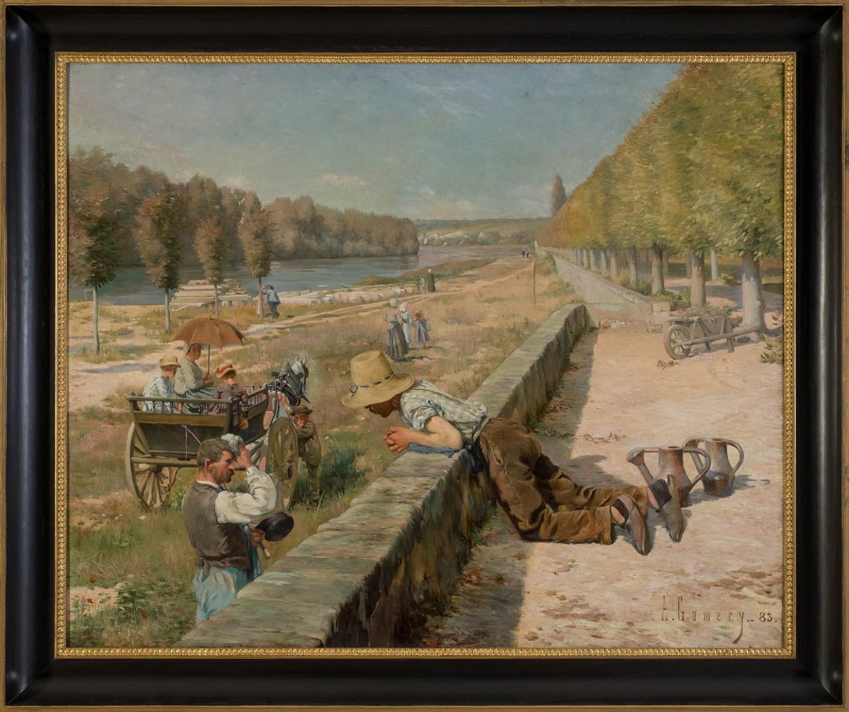 Le Départ pour la fête, Adolphe Ernest Gumery, 1883