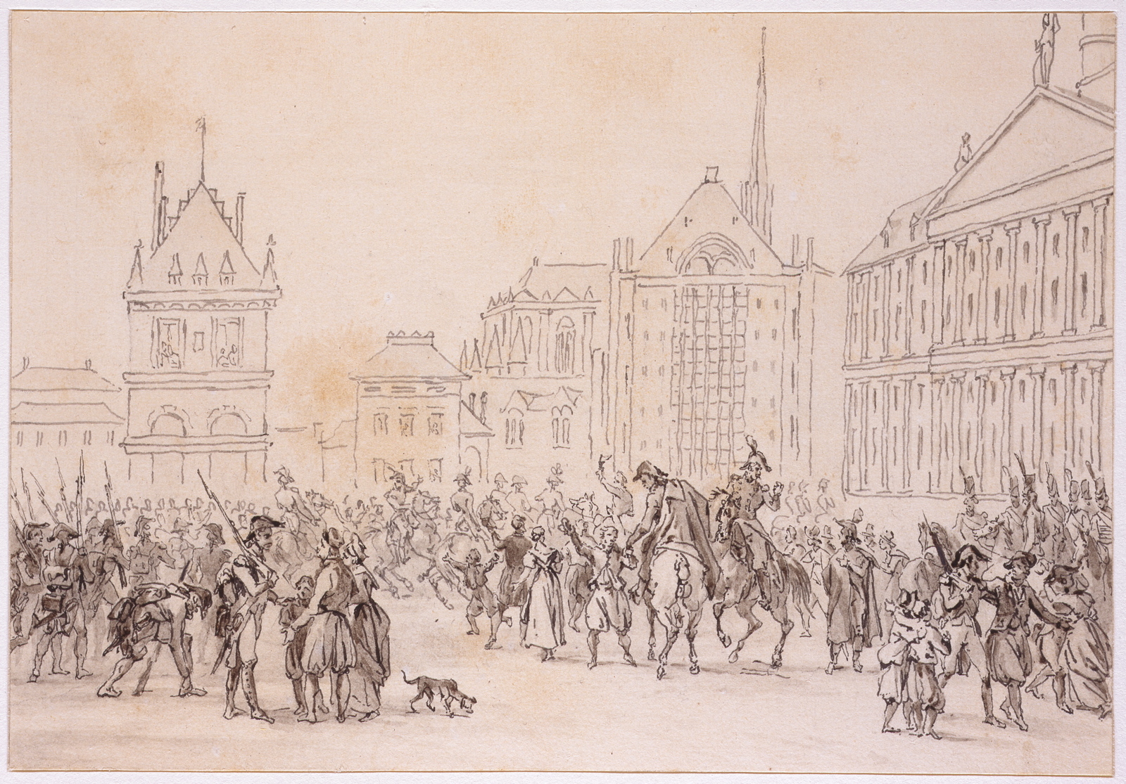 Les Français à Amsterdam, Jean Duplessi-Bertaux, 2e moitié 18e siècle, 1ère moitié 19e siècle