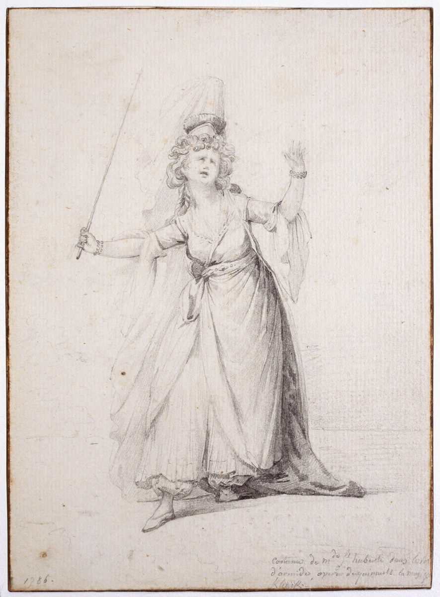 Mademoiselle de Saint-Huberty, Alexandre Moitte, 1786