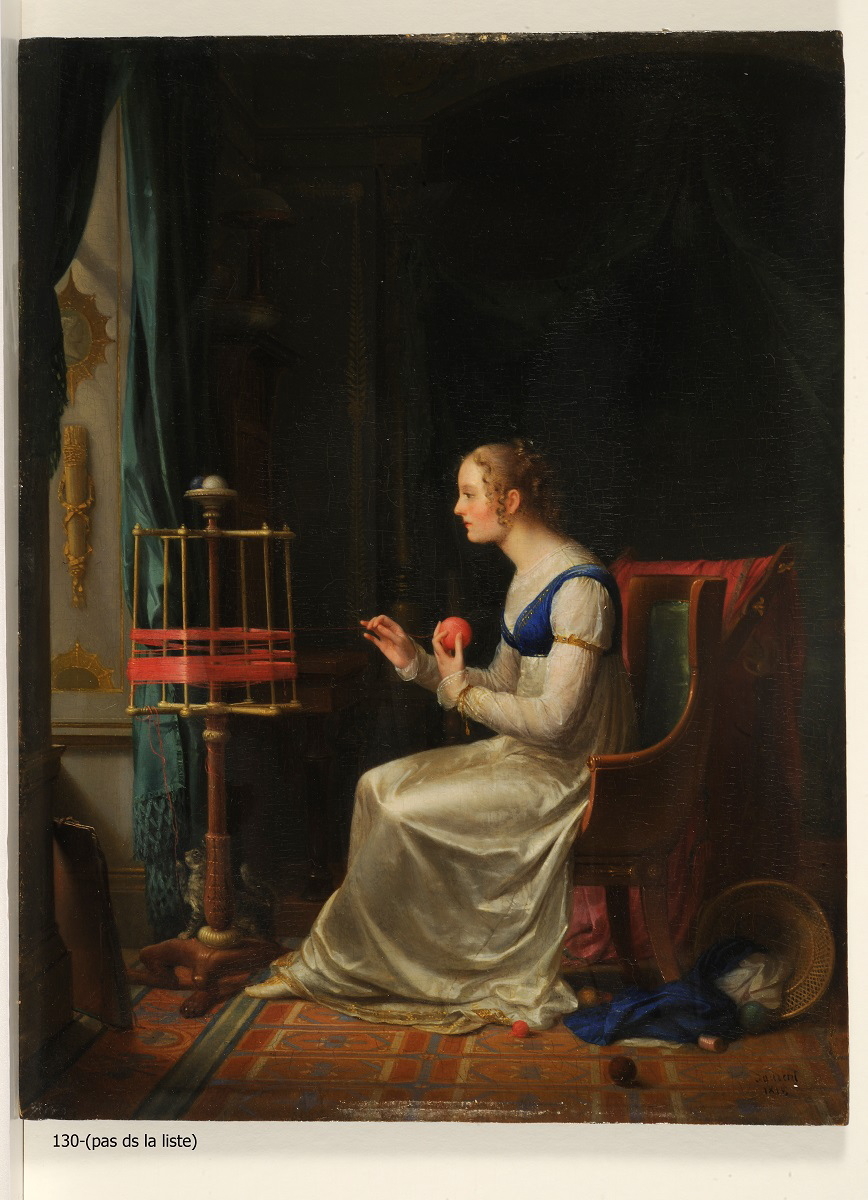 La Fileuse, Jean-Antoine Laurent, 1815