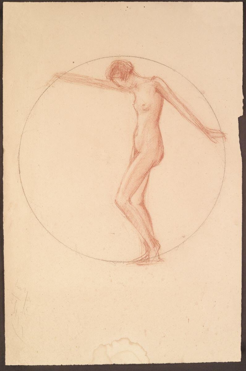 Etude pour Harmonie, Henri Guingot, 1ère moitié 20e siècle