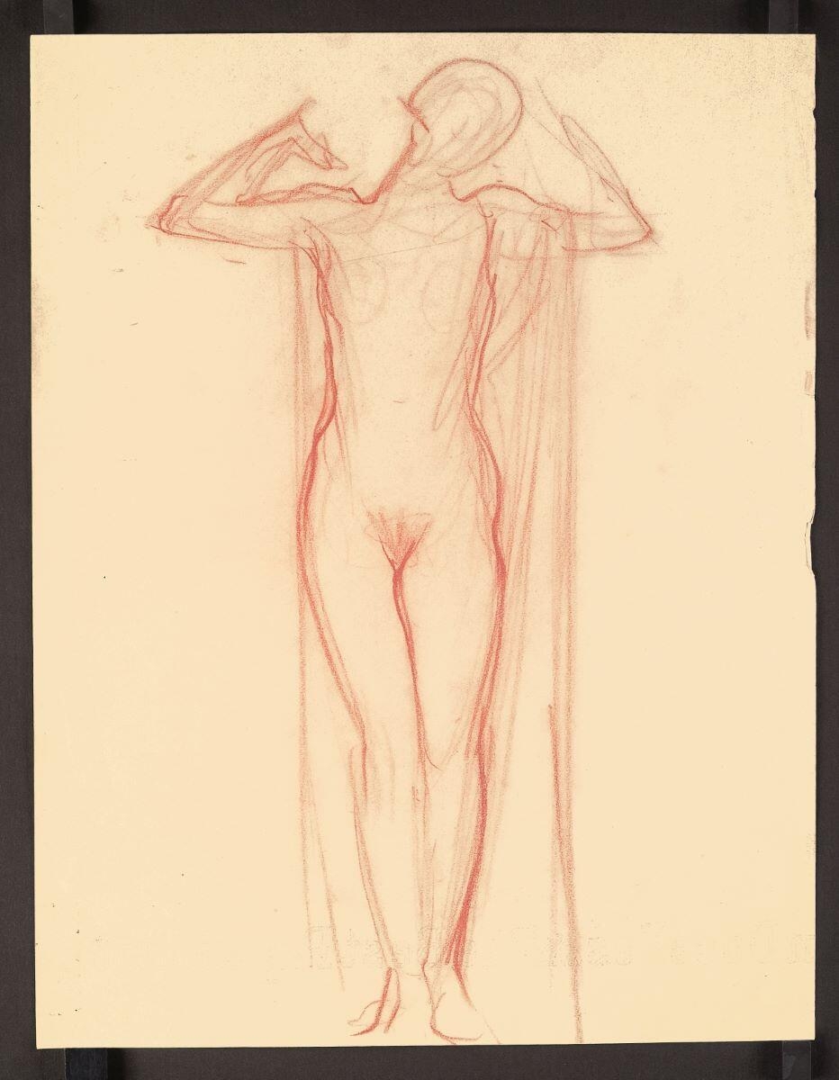 Femme au drapé. Etude pour Phryné, Henri Guingot, 1937 vers
