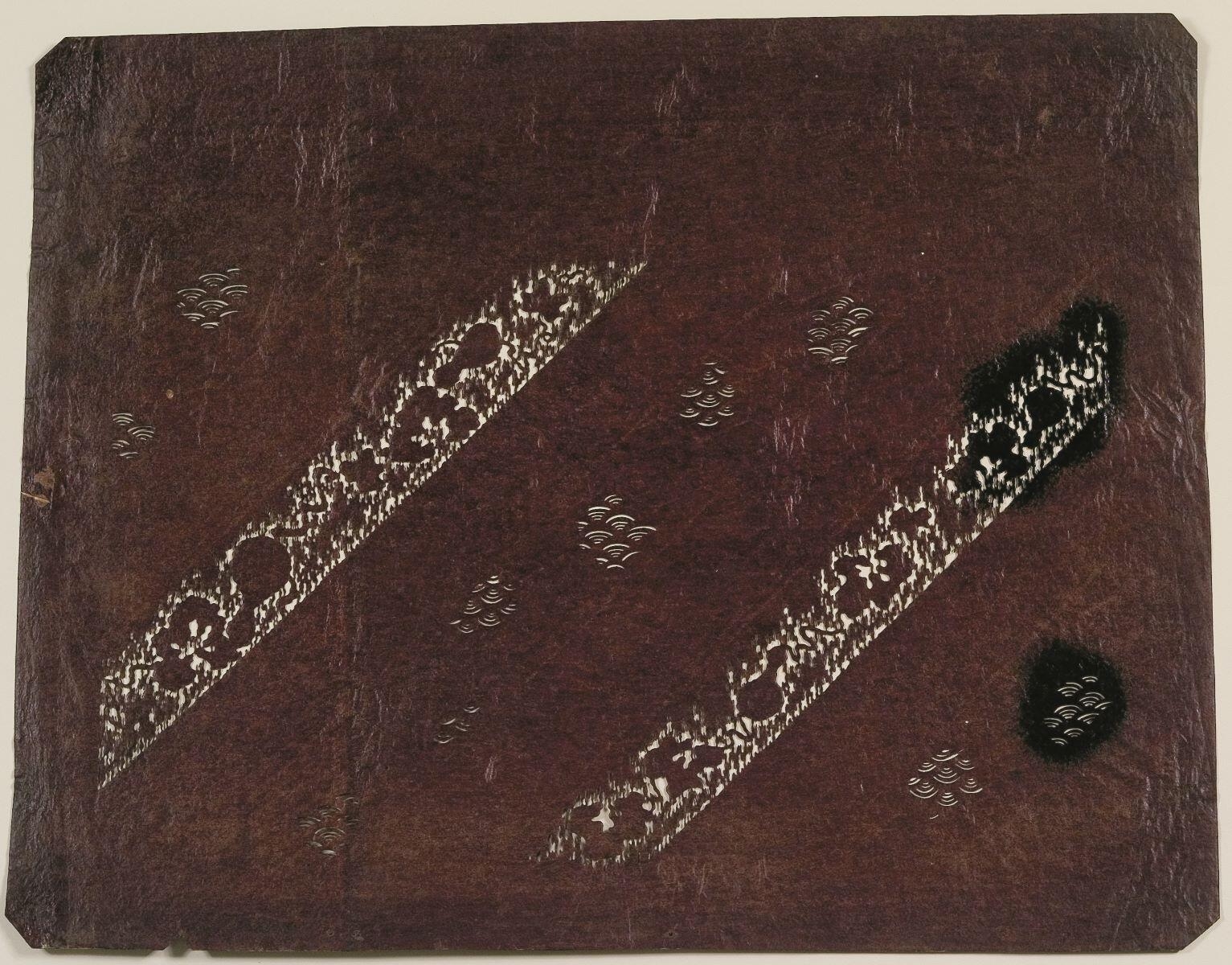 Pochoir japonais pour teinture sur tissus_0
