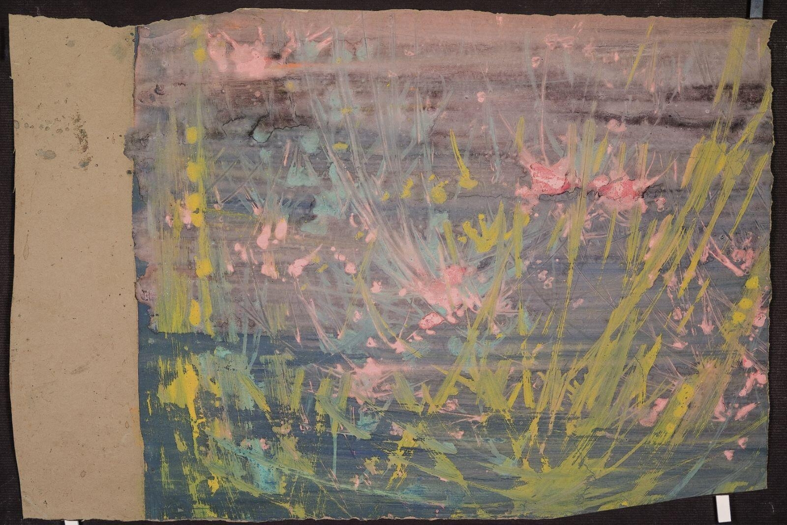 Etude pour un motif de tissu (recto) ; Etude de fleur (verso), Louis Guingot, 4e quart 19e siècle, 1ère moitié 20e siècle