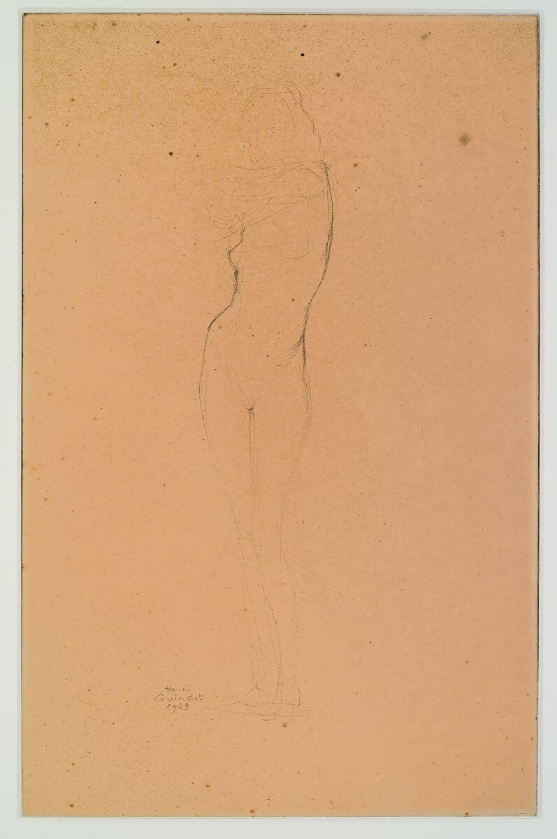 Esquisse de nu, Henri Guingot, 1945