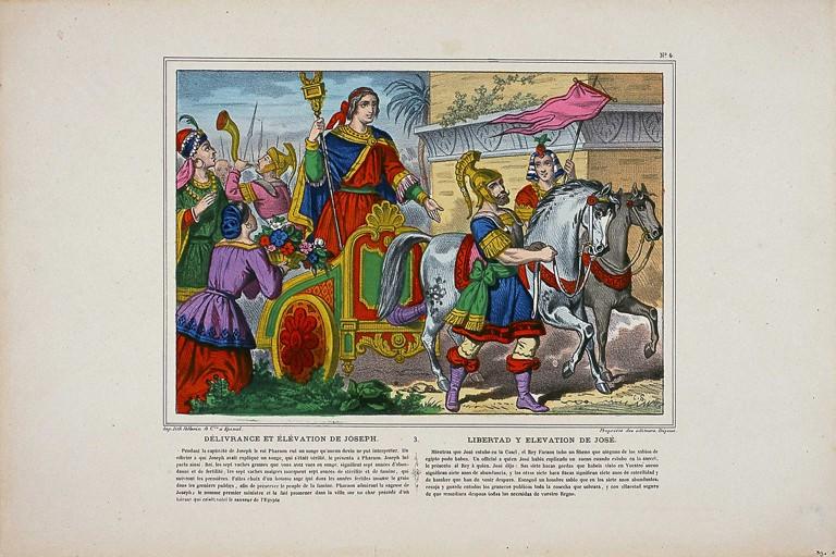 DELIVRANCE ET ELEVATION DE JOSEPH. 3. N° 4 (titre inscrit, fr., esp.)_0