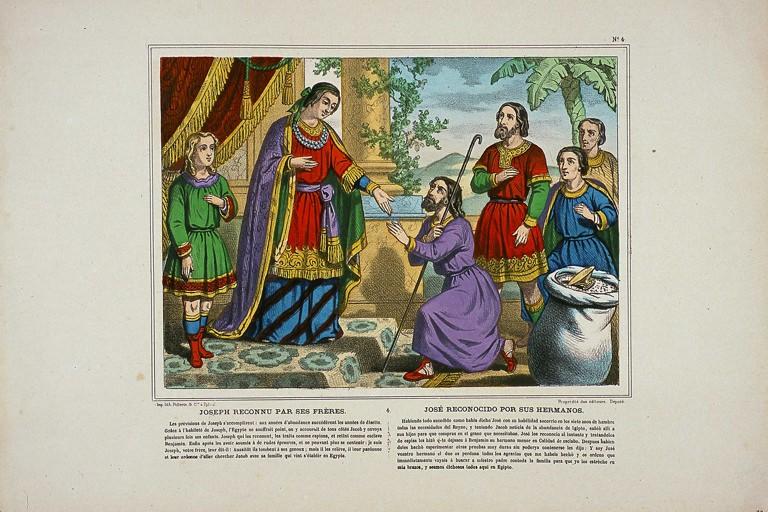 JOSEPH RECONNU PAR SES FRÈRES. 4. N° 4 (titre inscrit, fr., esp.)_0