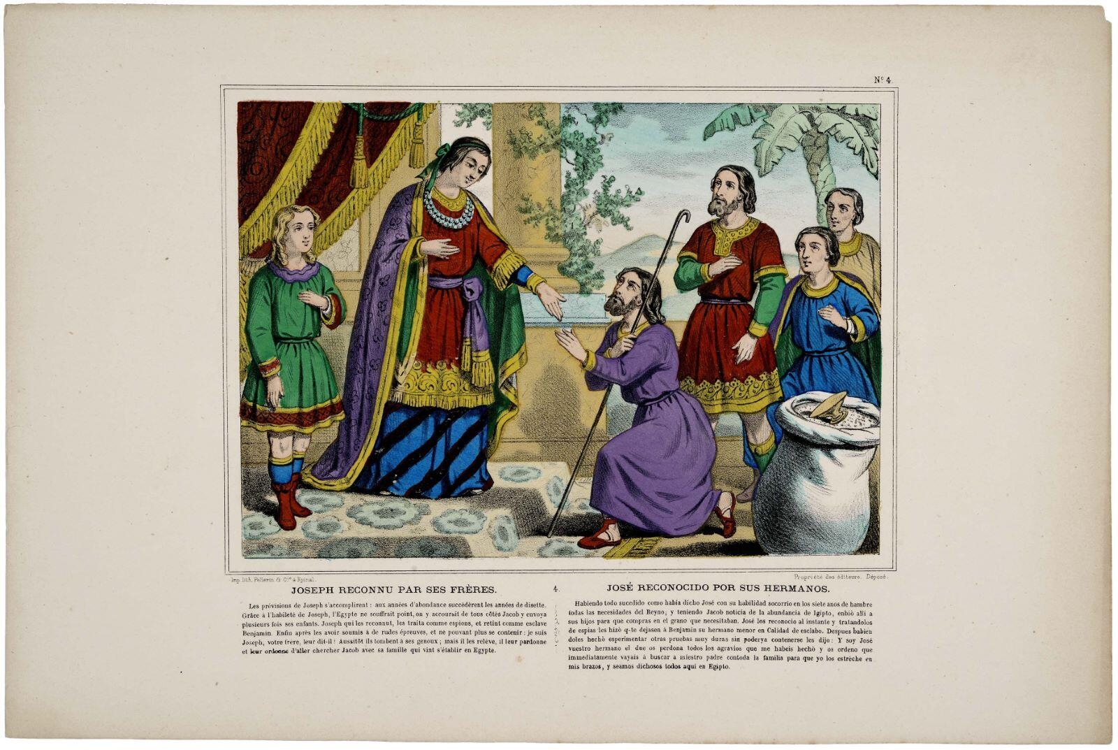 JOSEPH RECONNU PAR SES FRÈRES. 4. / N°. 4. (titre inscrit, fr., esp.)_0