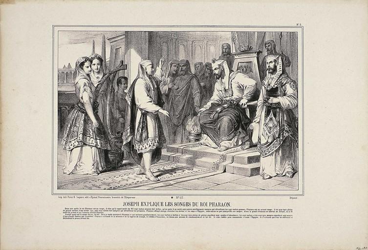 JOSEPH EXPLIQUE LES SONGES DU ROI PHARAON. N° 117 (titre inscrit)_0