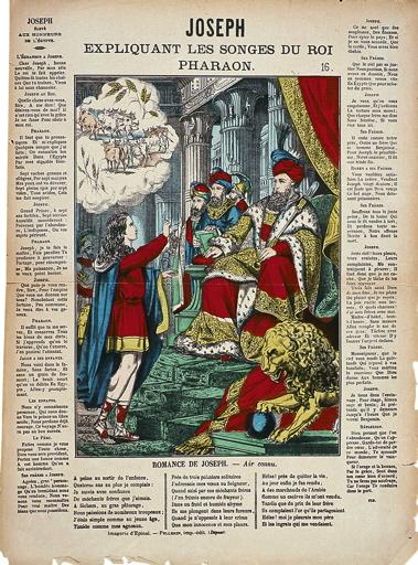 JOSEPH / EXPLIQUANT LES SONGES DU ROI / PHARAON. N° 16 (titre inscrit)_0