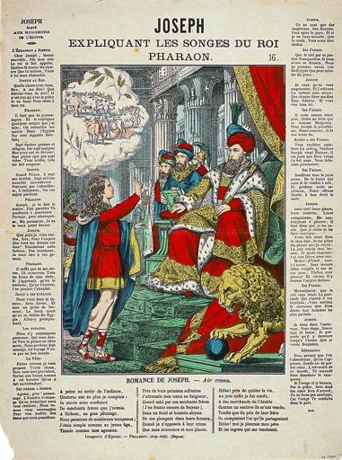 JOSEPH / EXPLIQUANT LES SONGES DU ROI / PHARAON. 16 (titre inscrit)_0