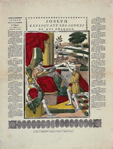 JOSEPH / EXPLIQUANT LES SONGES / DU ROI PHARAON. (titre inscrit)_0