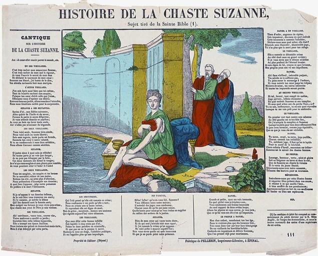 HISTOIRE DE LA CHASTE SUZANNE, / Sujet tiré de la Sainte Bible (1). (titre inscrit)_0