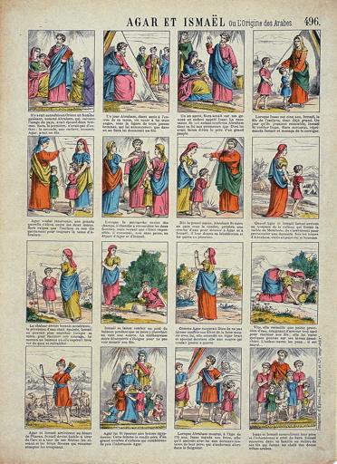 AGAR ET ISMAEL OU L'ORIGINE DES ARABES. N.° 496. (titre inscrit)_0