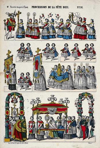 PROCESSION DE LA FETE DIEU. N° 191. (titre inscrit)_0