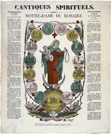 CANTIQUES SPIRITUELS. / NOTRE-DAME DU ROSAIRE. (titre inscrit)_0