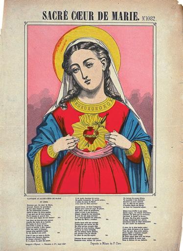 SACRE COEUR DE MARIE. N° 1082. (titre inscrit)_0