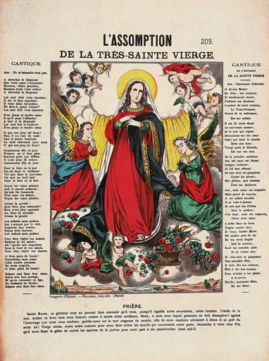 L'ASSOMPTION 209. / DE LA TRES-SAINTE VIERGE (titre inscrit)_0