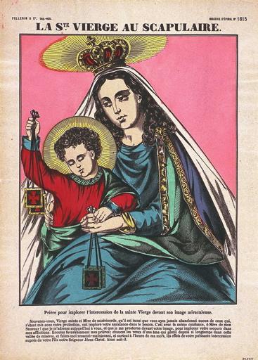 LA STE VIERGE AU SCAPULAIRE. (titre inscrit)_0