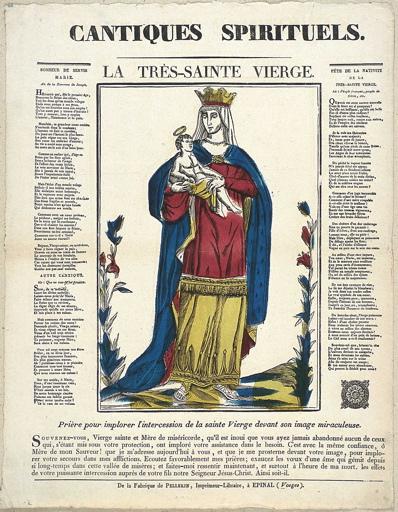 CANTIQUES SPIRITUELS / LA TRES-SAINTE VIERGE (titre inscrit)_0