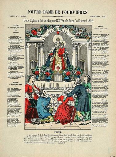 NOTRE-DAME DE FOURVIERE. / Cette Eglise ... avril 1805. (titre inscrit)_0