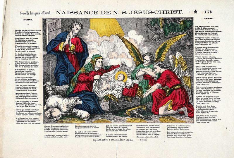 NAISSANCE DE N.S. JESUS-CHRIST. N° 78 (titre inscrit), 1865 dépôt légal