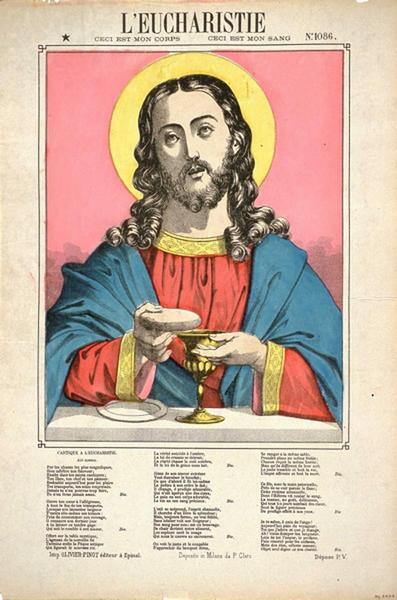 L'EUCHARISTIE. / CECI EST MON CORPS. CECI EST MON SANG. N° 1086. (titre inscrit)_0