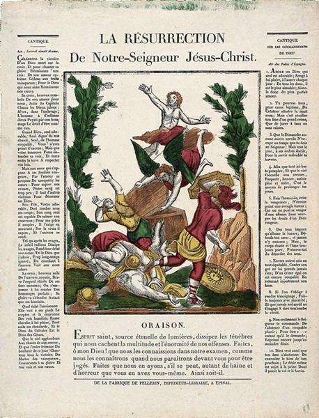 LA RESURRECTION / De Notre-Seigneur Jésus-Christ. (titre inscrit), François Georgin, 1822 dépôt légal