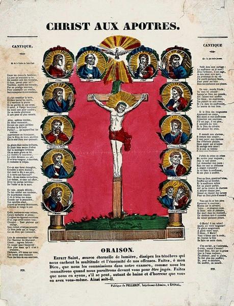 CHRIST AUX APOTRES. (titre inscrit), François Georgin, 1822 dépôt légal