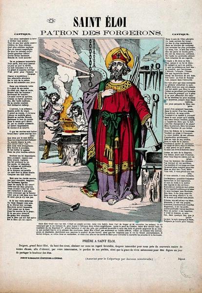 SAINT ELOI / PATRON DES FORGERONS. (titre inscrit)_0
