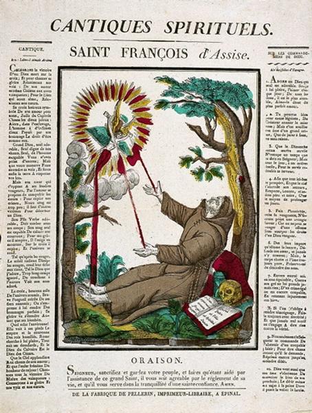 CANTIQUES SPIRITUELS. / SAINT FRANCOIS d'Assise. (titre inscrit), François Georgin, 1822 dépôt légal