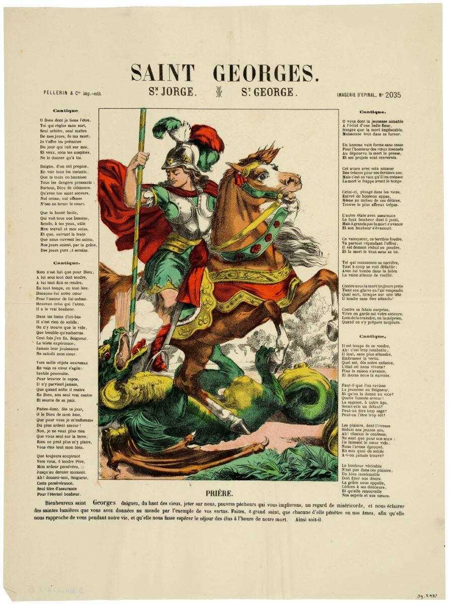 SAINT GEORGES. (titre inscrit fr., esp., angl.), 1873 dépôt légal