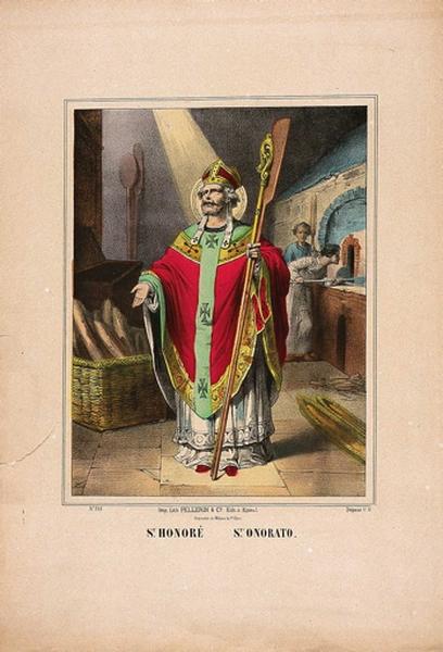 St. HONORE N° 263. (titre inscrit fr., it.), Pinot-Sagaire Imagerie, 1888 après