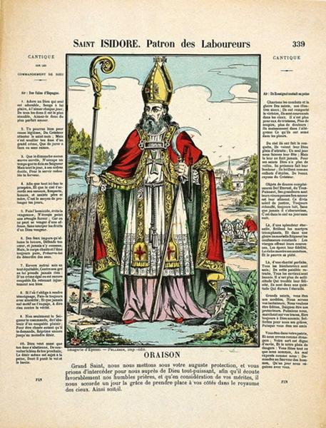 SAINT ISIDORE. Patron des Laboureurs 339 (titre inscrit)_0