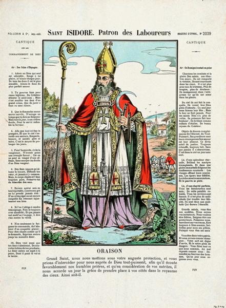 SAINT ISIDORE. Patron des Laboureurs (titre inscrit)_0