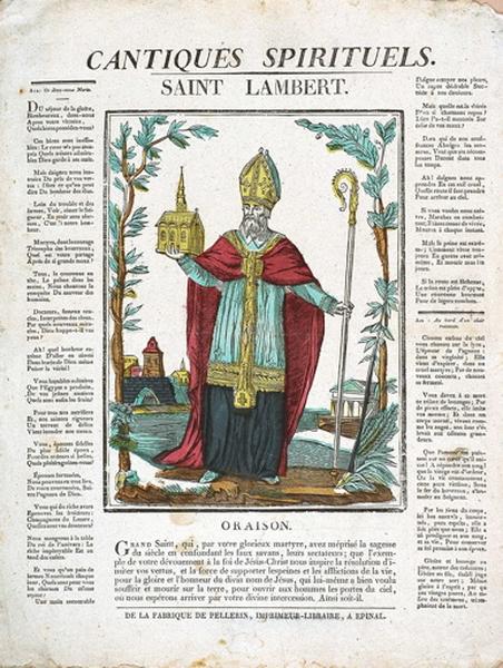 CANTIQUES SPIRITUELS. / SAINT LAMBERT. (titre inscrit)_0