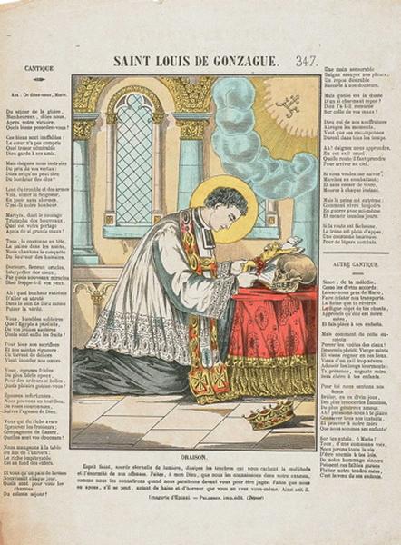 SAINT LOUIS DE GONZAGUE. 347. (titre inscrit)_0
